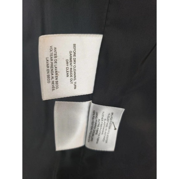 Kasper ~Woman Size 6~ Silver Quilted Jacket Long Blazer Fully Lined. - Picture 13 of 13